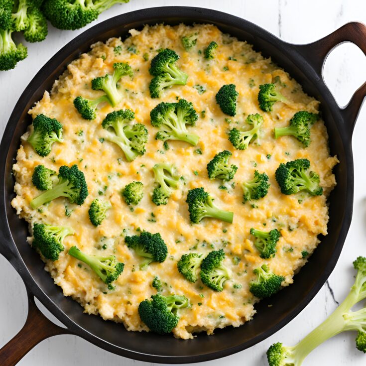 Cheesy Chicken Broccoli Rice Casserole Recipe