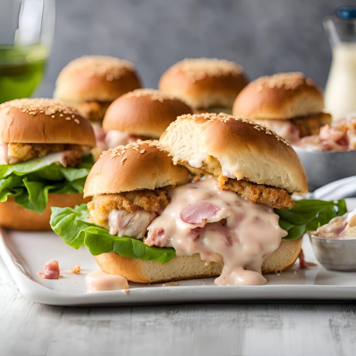 Chicken Cordon Bleu Sliders Recipe