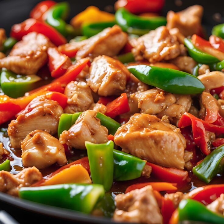 Chicken and Bell Pepper Stir Fry Recipe