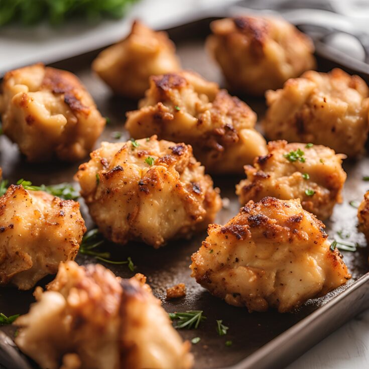 Easy Oven Baked Chicken Bites Recipe