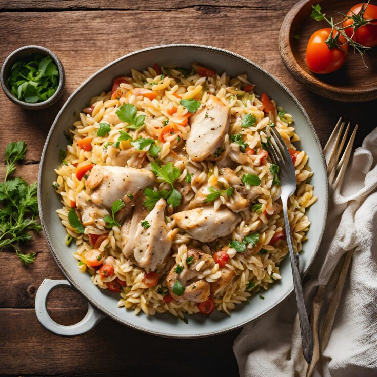 High Protein Chicken Orzo Recipe