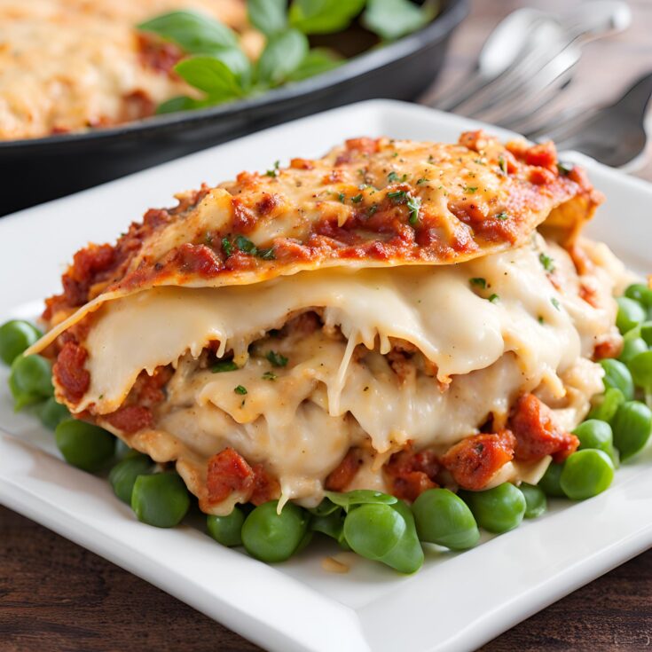 Lasagna Stuffed Chicken Recipe