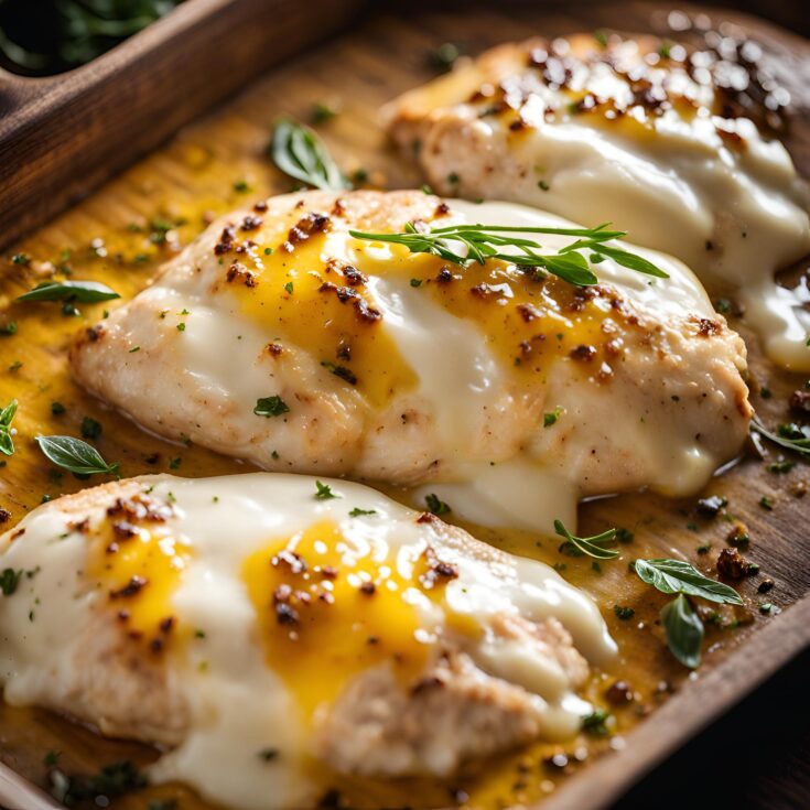 Mozzarella Baked Chicken Breasts Recipe