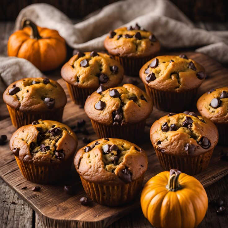 Pumpkin Chocolate Chip Muffins Recipe