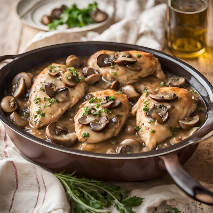 Slow Cooker Chicken Marsala Recipe