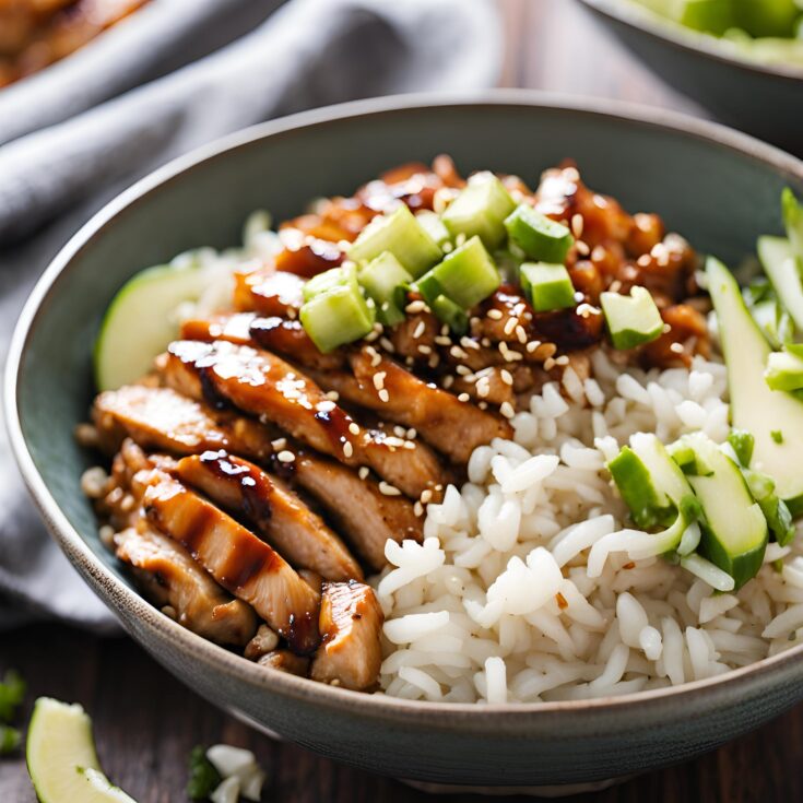 Teriyaki Chicken and Rice Bowls Recipe