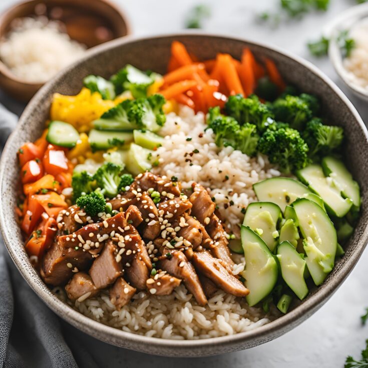 Teriyaki Turkey Rice Bowl Recipe