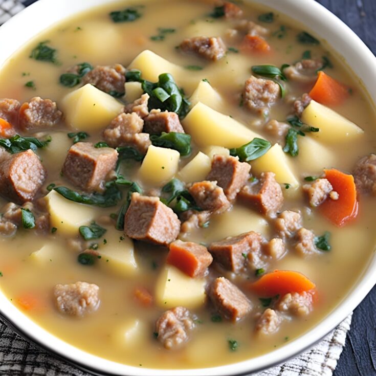 Tuscan Sausage Potato Soup Recipe