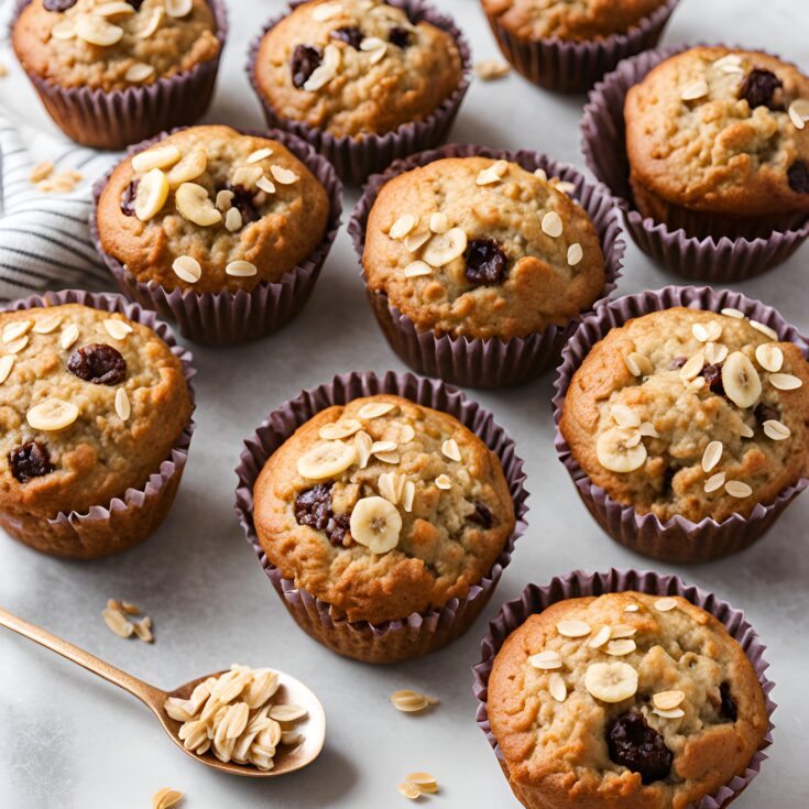 Banana Oatmeal Muffins Recipe