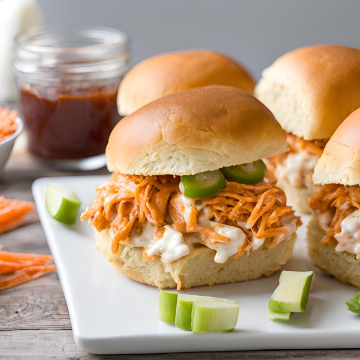 Easy Buffalo Chicken Sliders Recipe