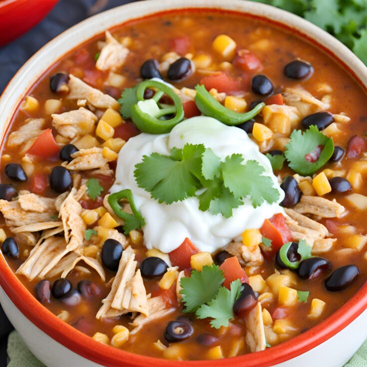 Easy Chicken Taco Soup Recipe