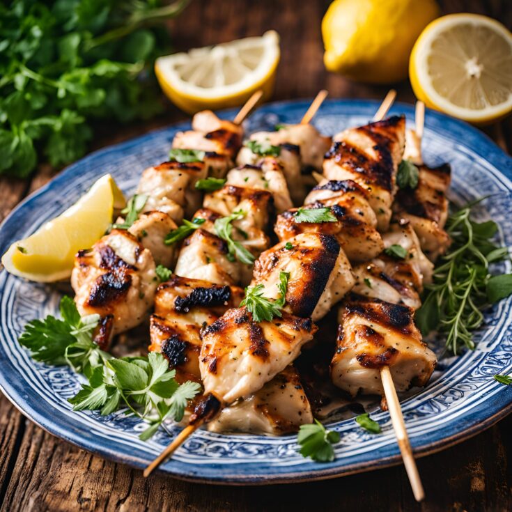 Greek Chicken Souvlaki Recipe