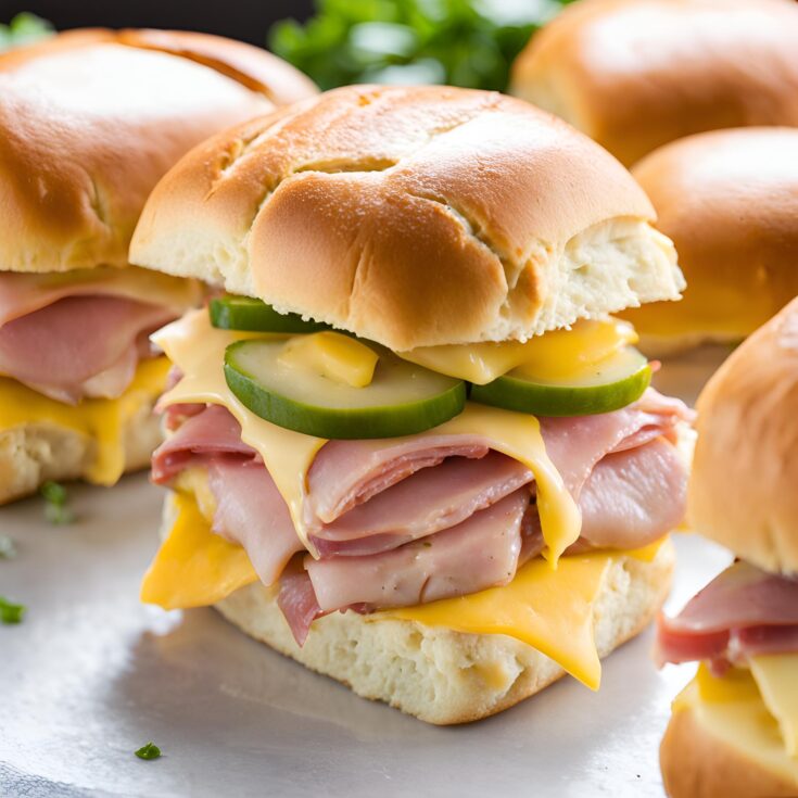 Ham and Cheese Sliders on Hawaiian Rolls Recipe