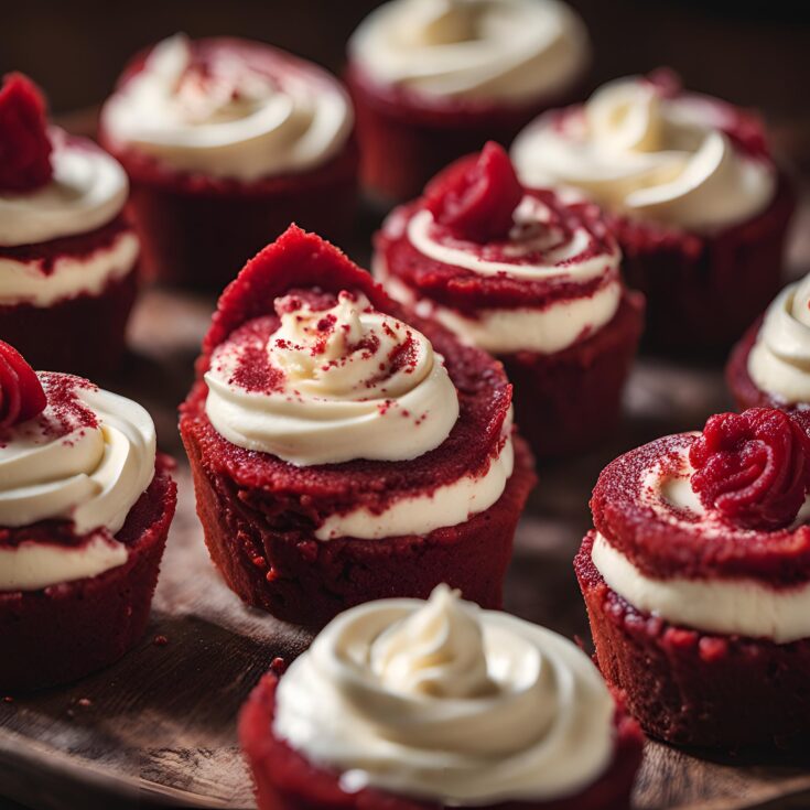 Mini Red Velvet Cheesecakes Recipe